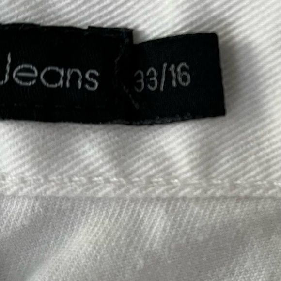 Calvin Klein White Boot Cut Jeans - Picture 9 of 12